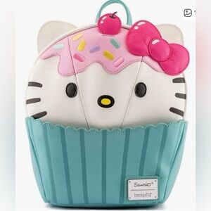 Sanrio Hello Kitty Cupcake Bag in Pink and Teal